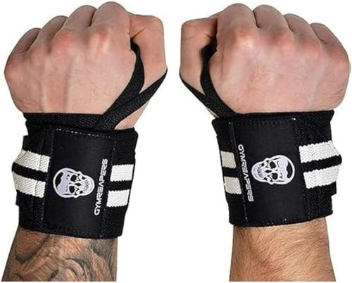 20" Weightlifting Wrist Wraps – IPF Approved, Heavy Duty Thumb Loop for Powerlifting & Training