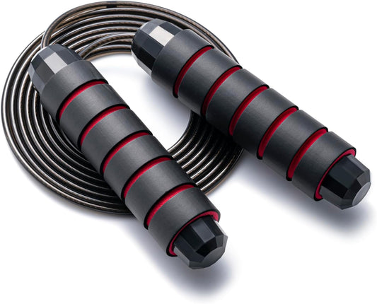 Adjustable Speed Jump Rope – Tangle-Free, Ball Bearings for Men, Women & Kids