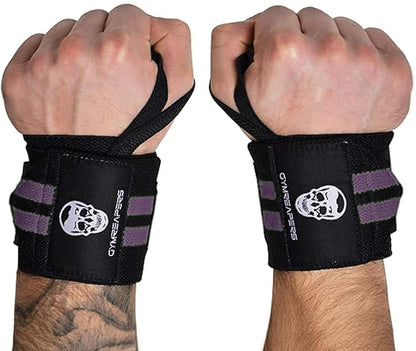 20" Weightlifting Wrist Wraps – IPF Approved, Heavy Duty Thumb Loop for Powerlifting & Training