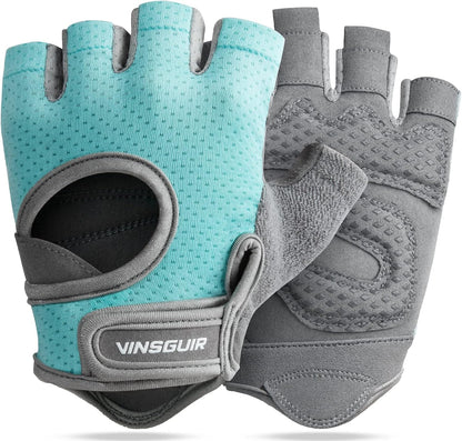 Workout Gloves for Men & Women, Padded & Full Palm Protection