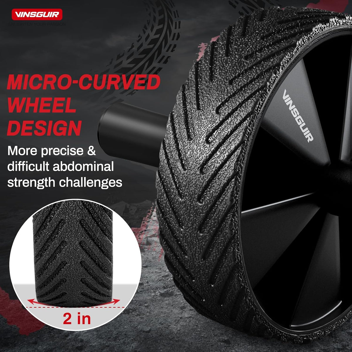 Ab Roller Wheel for Core Strength Training, Home Gym Equipment